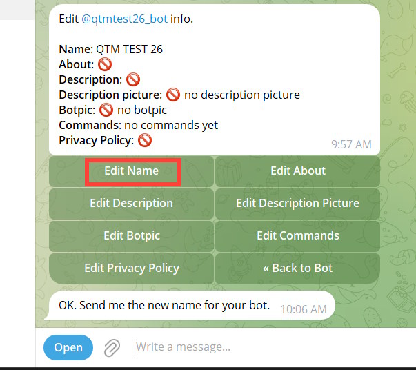 A guide to creating a Telegram bot that anyone can do. Picture 7