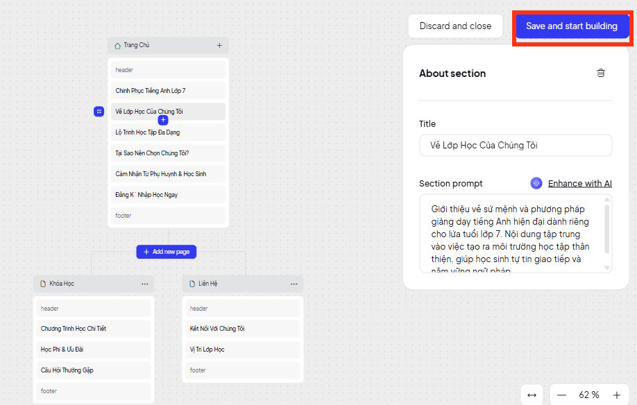Picture 4 of Guide to creating a website using 10Web AI