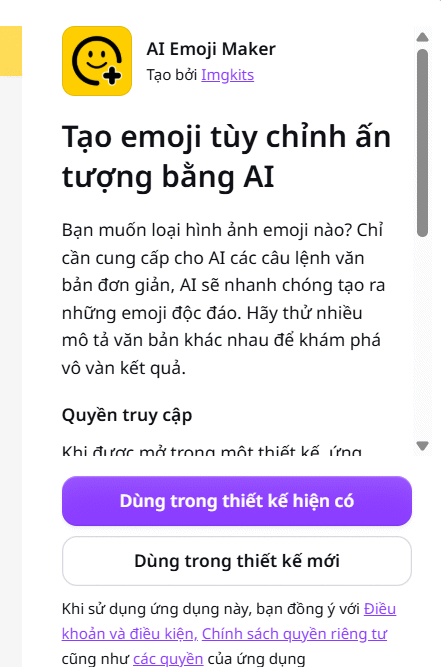 Guide to creating AI emojis for Canva design. Picture 4