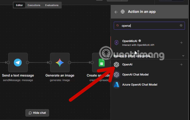 Guide to creating AI images automatically with n8n and OpenAI Picture 3