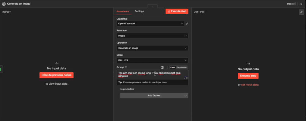 Guide to creating AI images automatically with n8n and OpenAI Picture 4