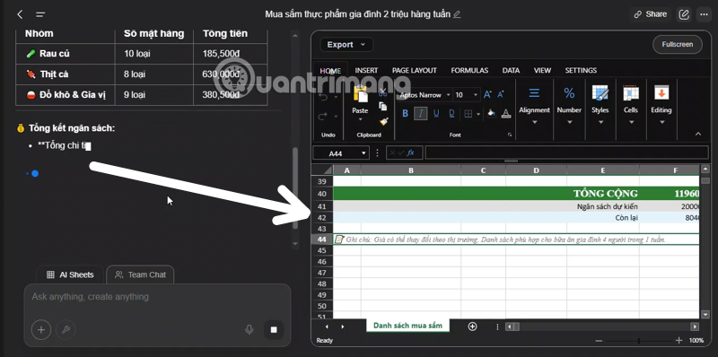 Guide to creating AI Sheets spreadsheets in Genspark Picture 3