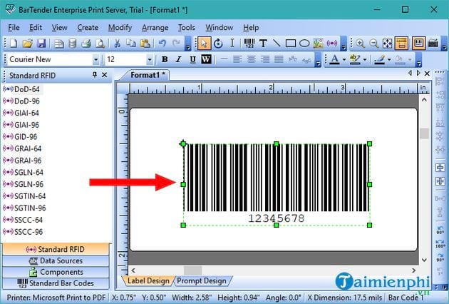 Picture 14 of Guide to creating barcodes using software, a solution for businesses.