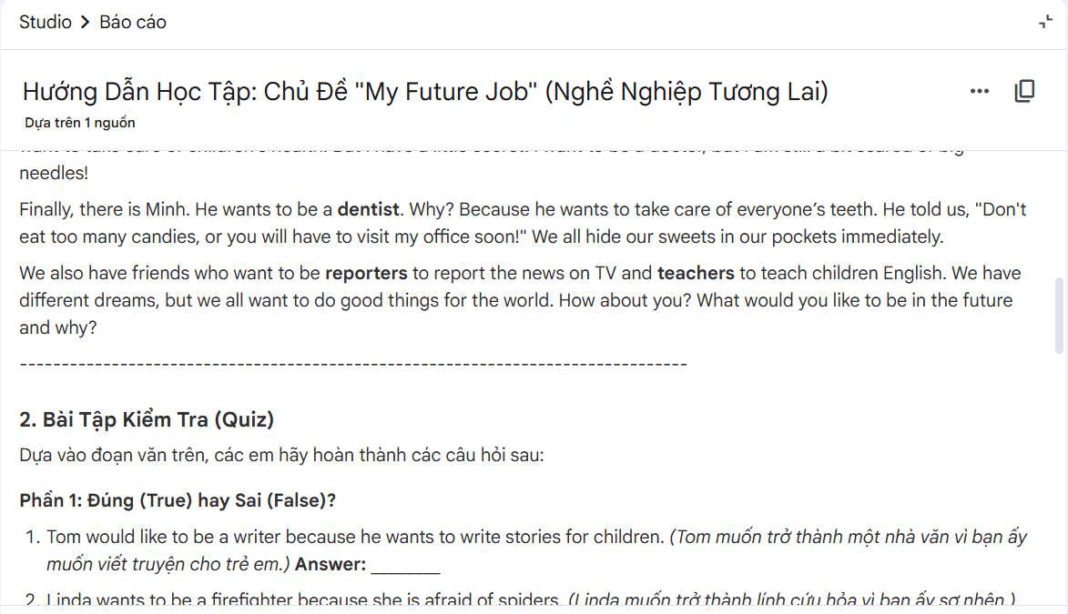 Instructions for creating Reading-style readings using NotebookLM Picture 6