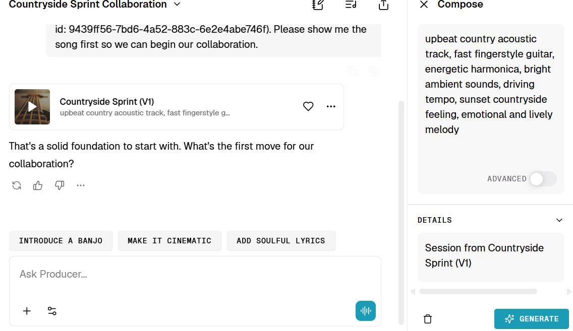 Guide to creating music using Google Producer AI Picture 6