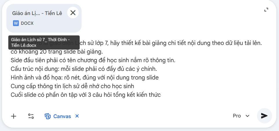 Picture 2 of A guide to creating presentation slides quickly using Gemini.
