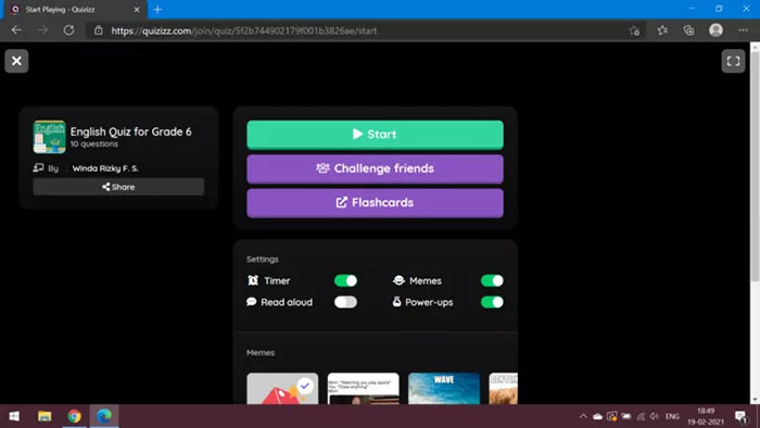 images 15 of Guide to creating questions and quizzes using Quizizz