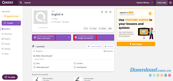 images 9 of Guide to creating questions and quizzes using Quizizz