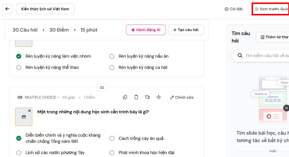 Guide to quickly creating AI quiz questions Picture 7
