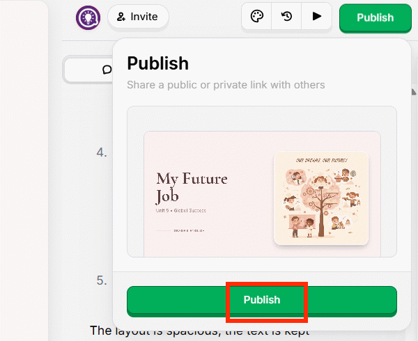 Picture 10 of Guide to creating slides using Faces app AI