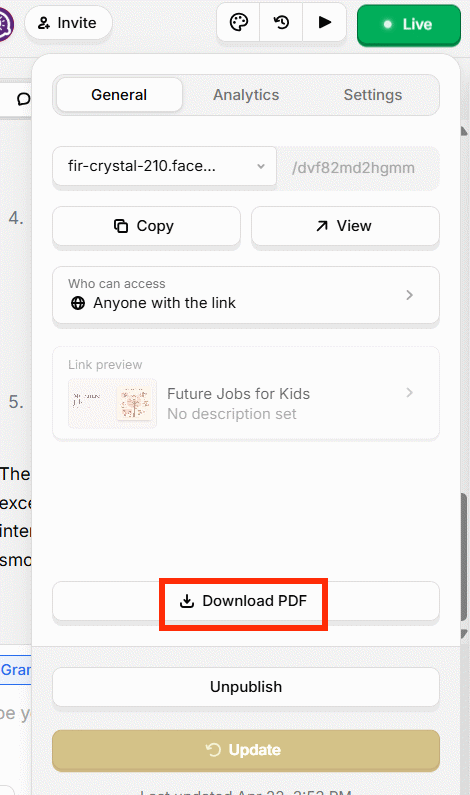 Picture 11 of Guide to creating slides using Faces app AI