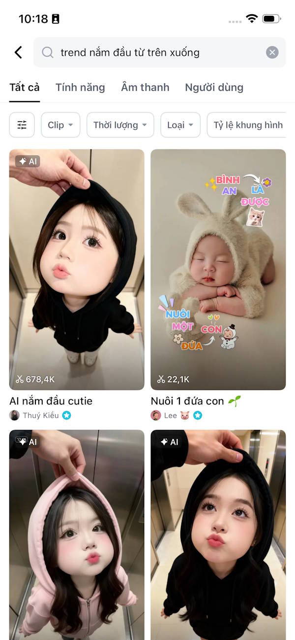 Instructions on how to create the head-grabbing trend photo on TikTok. Picture 3