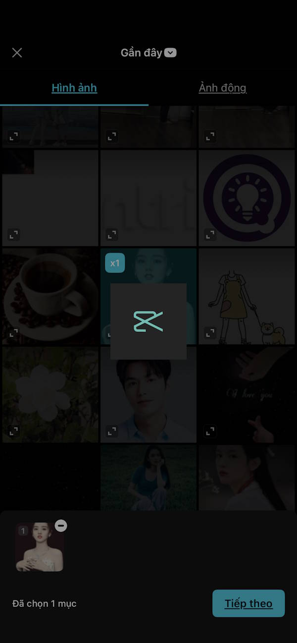 Instructions on how to create the head-grabbing trend photo on TikTok. Picture 5