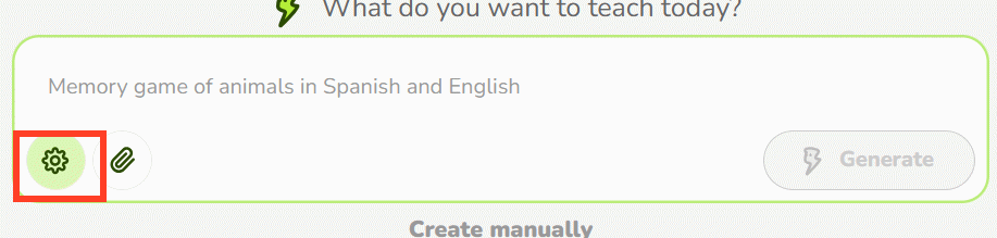 images 2 of Guide to designing games on Educaplay using commands