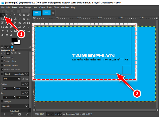 Picture 3 of Guide to editing photos using GIMP on a computer.
