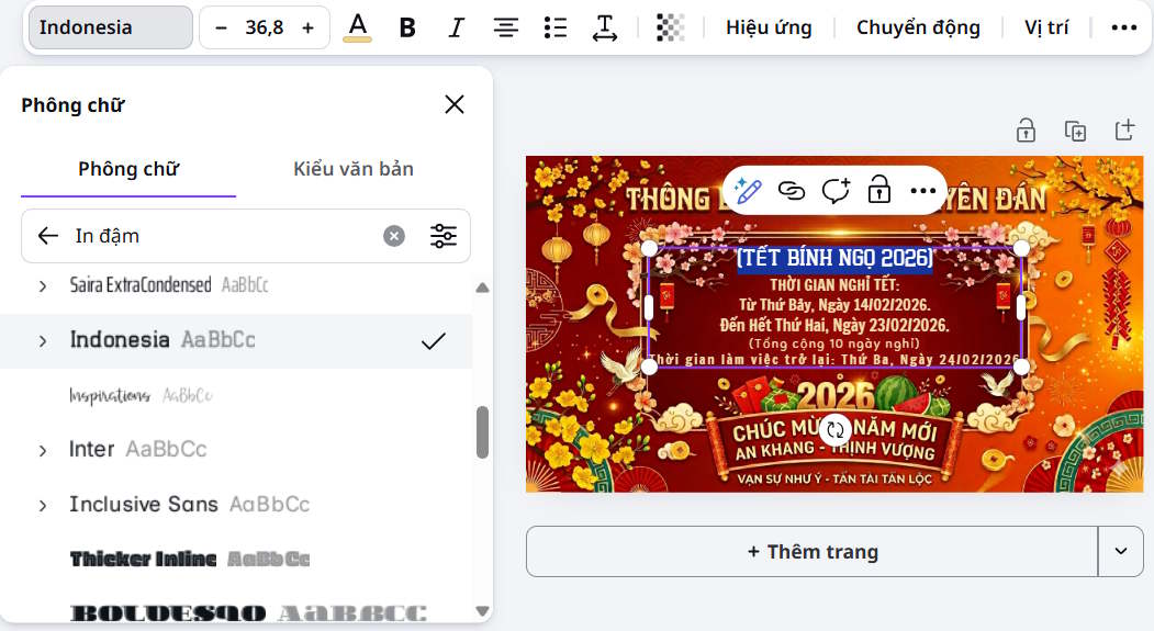 Guide to fixing font errors in images using Canva AI Picture 4