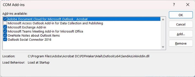 Instructions on how to fix Outlook freezing when attaching files. Picture 4