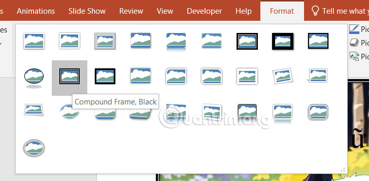 images 4 of Guide to inserting images under text in PowerPoint - Changing image position