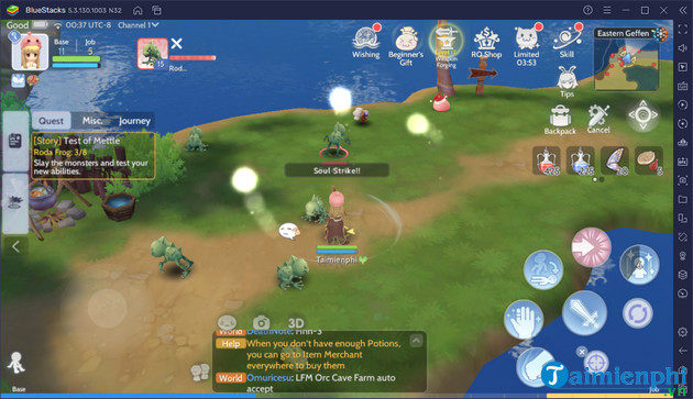 Guide to playing Ragnarok Origin on PC using BlueStacks for beginners Picture 12