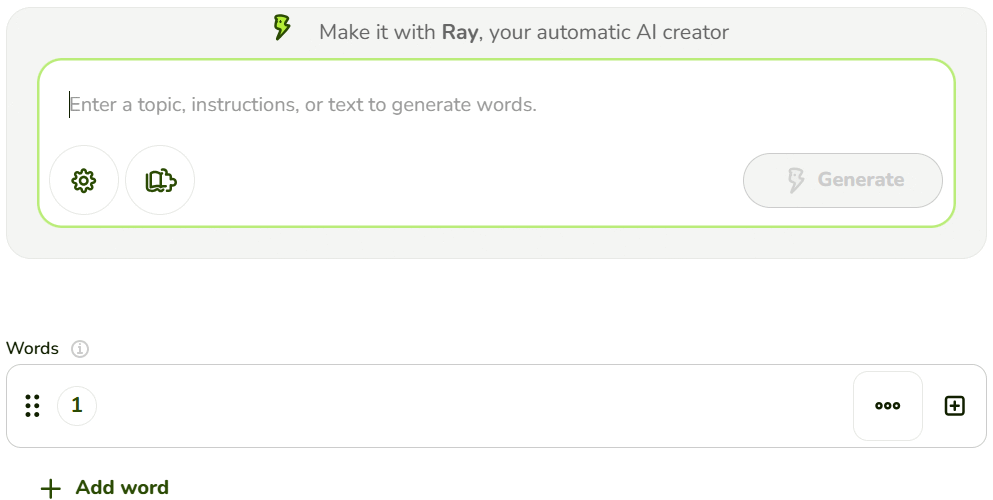 images 2 of Guide to quickly creating a word puzzle game on Educaplay