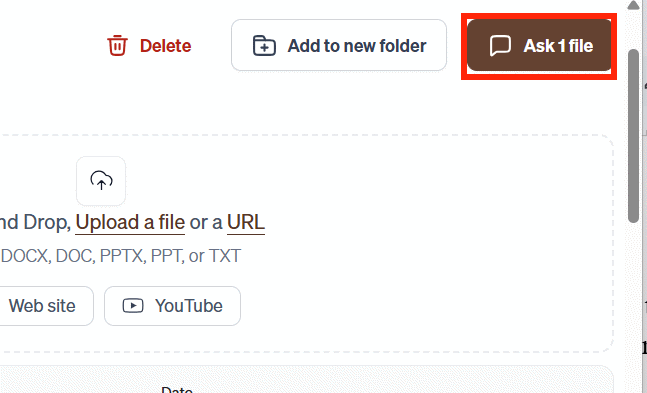 Picture 4 of Guide to researching YouTube videos through conversations using Humata