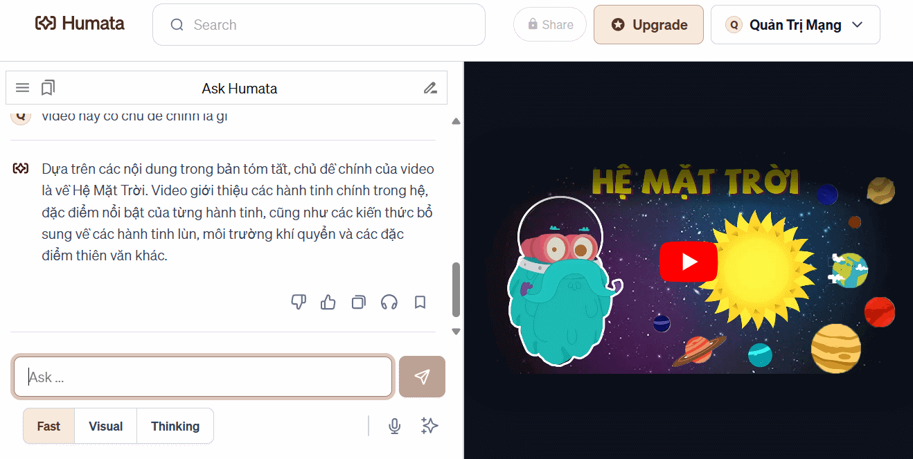 Picture 5 of Guide to researching YouTube videos through conversations using Humata