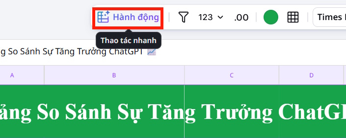 Guide to translating Canva Sheets data tables Picture 1