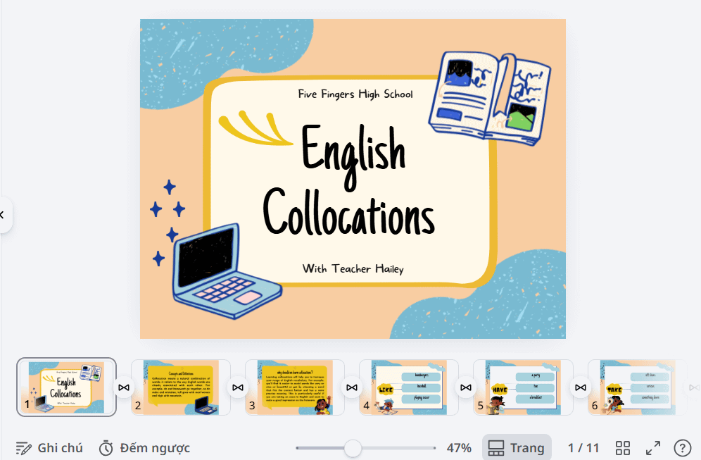 images 1 of Guide to translating presentation slides in Canva AI