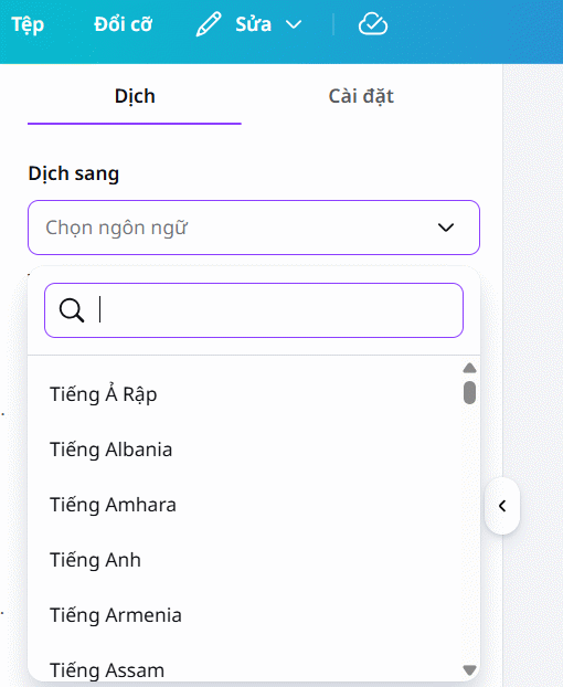 images 3 of Guide to translating presentation slides in Canva AI