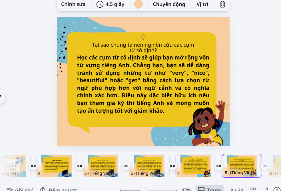 images 6 of Guide to translating presentation slides in Canva AI