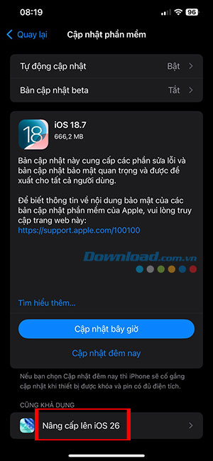 Guide to updating to iOS 26 and its new features. Picture 3