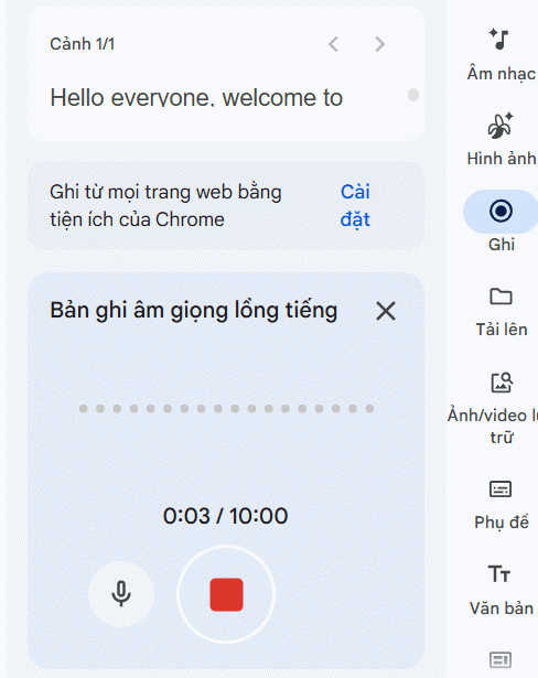 Picture 12 of Guide to using AI for voiceovers in Google Videos