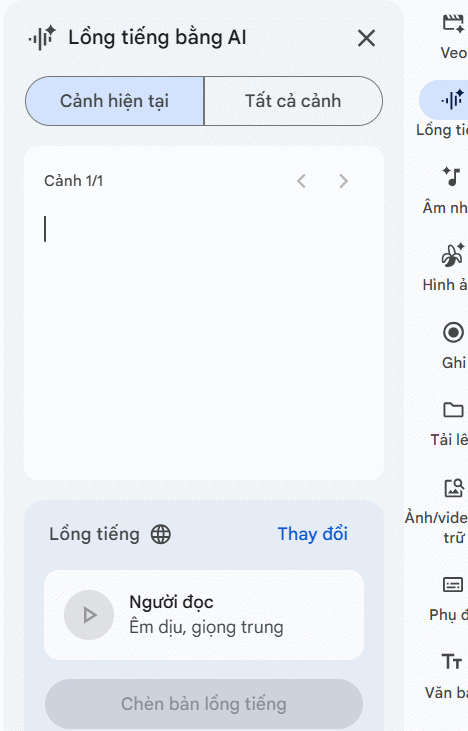 Picture 3 of Guide to using AI for voiceovers in Google Videos