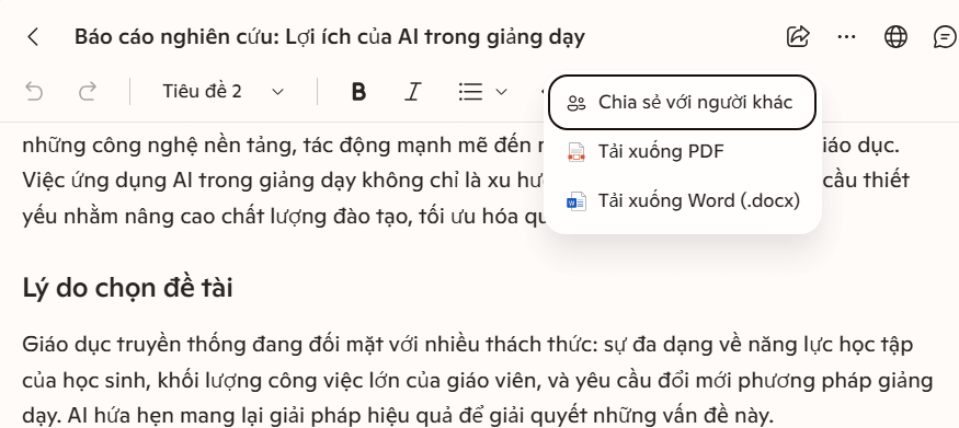 Picture 6 of Guide to writing research reports on Copilot