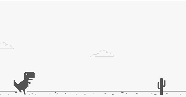 images 1 of 'Hack' Google Chrome's dinosaur game to make your T-Rex immortal and max speed.