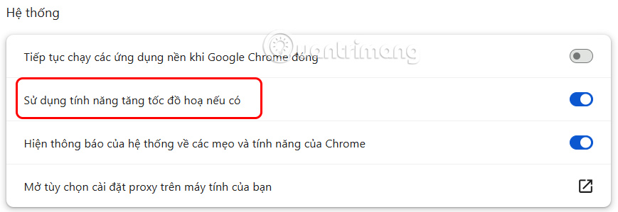 Instructions to turn off Hardware Acceleration Chrome to speed up your computer Picture 3
