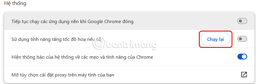 Instructions to turn off Hardware Acceleration Chrome to speed up your computer Picture 4