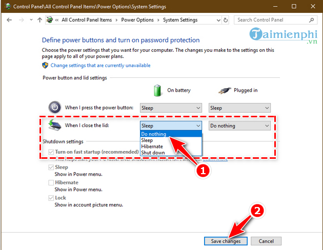 Picture 5 of How do I close the screen without shutting down the computer?