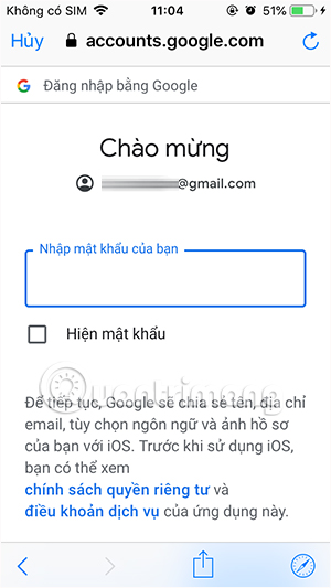 How do I create a Gmail account on an iPhone? Picture 4