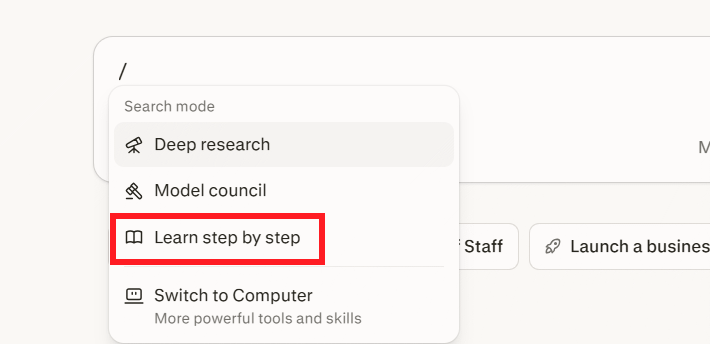 images 1 of How do I use the Learn Step by Step mode in Perplexity?