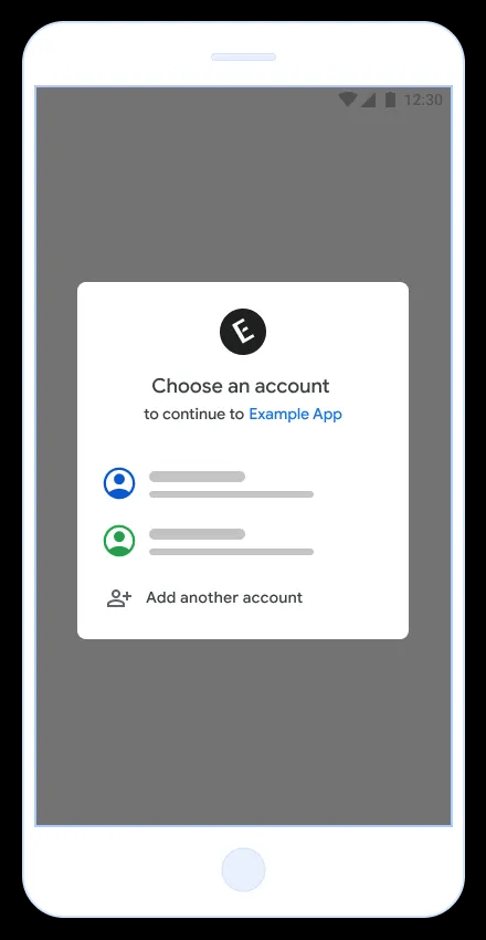 How does the 'Sign-In with Google' option work? Picture 1