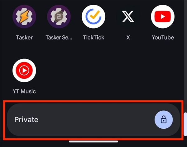 How is Private Space used in Android 15? Picture 4