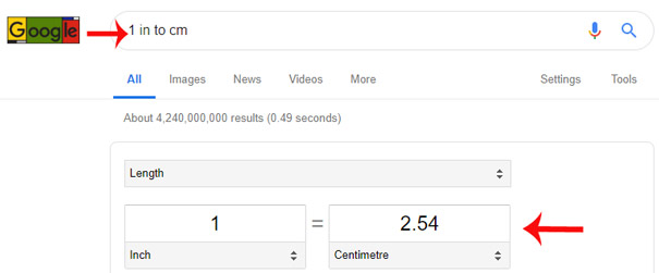 Picture 2 of How many centimeters, meters, millimeters, and decimeters are equal to 1 inch?