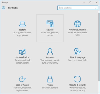 Picture 1 of How to access Settings in Windows 10, how to open Settings on Windows 10.