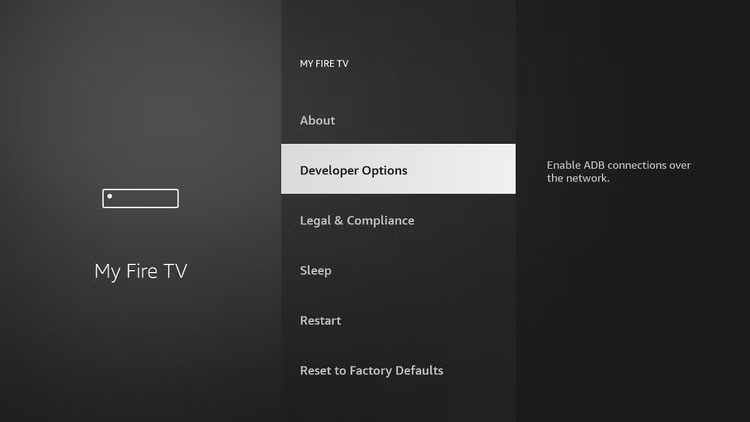 How to Access the Secret Developers Menu on Fire TV Stick Picture 3