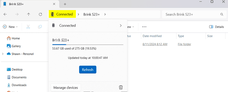 How to Access Android Phone from File Explorer Windows 11 Picture 4