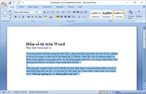 Picture 4 of How to accurately count words in Word