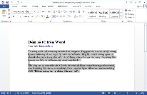 Picture 7 of How to accurately count words in Word