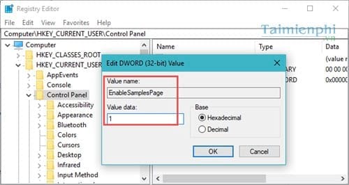Picture 3 of How to easily activate Samples mode on Windows 10