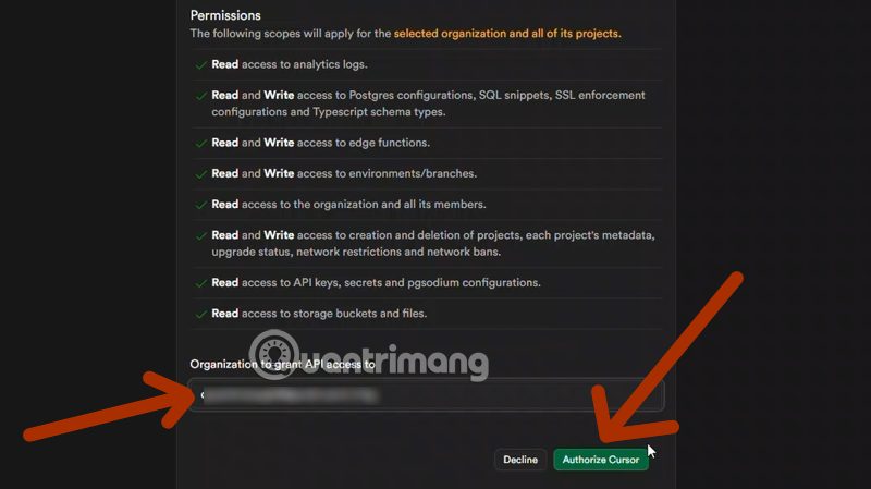 Picture 5 of How to activate Supabase in Cursor